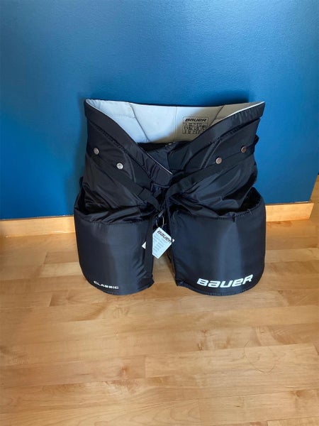 Black New Large Bauer Classic Hockey Goalie Pants