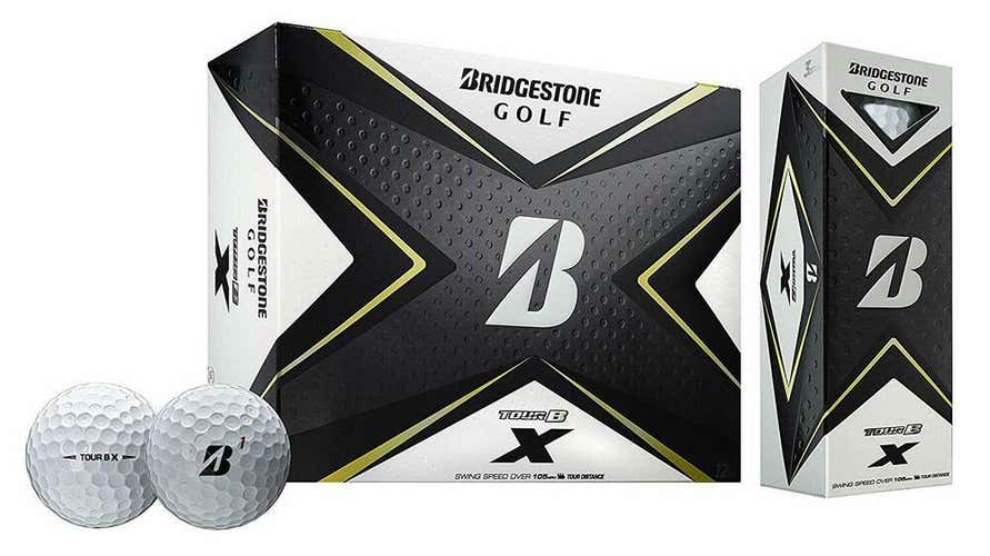 Bridgestone Tour B-X Golf Balls (12pk, White, 2020) NEW