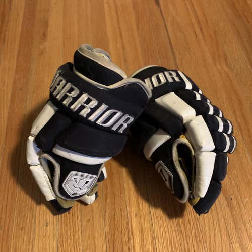 Navy Blue And White Used Warrior Bonafide X 12" Gloves