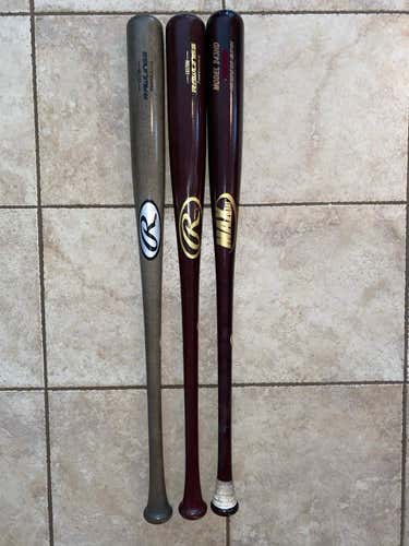 Pro Stock Wood Bats 33.5”