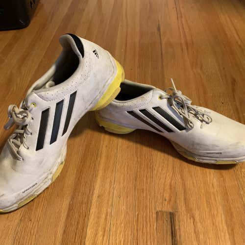 White Men's 10.5 (W 11.5) Adidas Golf Shoes