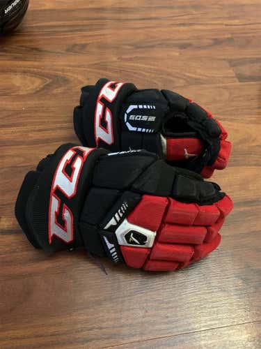 Used CCM Tacks 6052 14" Hockey Gloves