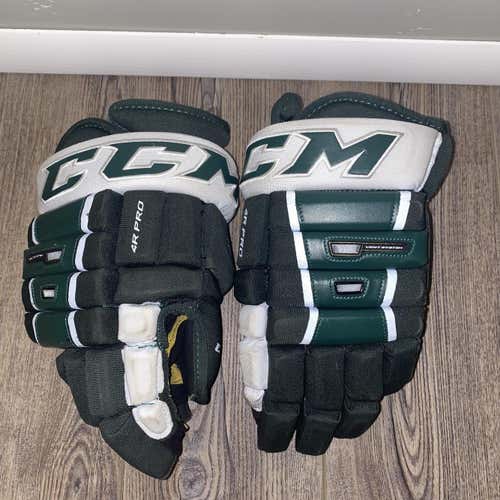 Green Used CCM Custom 4-roll 14"  Gloves