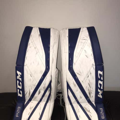 Royal Blue 31+1" CCM Premier P2.9  Intermediate Goalie Pads