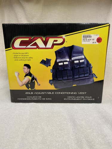New 20lb CAP Adjustable Weight Vest