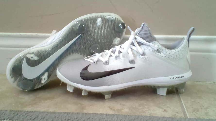 New Adult Men's SZ 8 Lunar Vapor Baseball Cleats Nike (White)