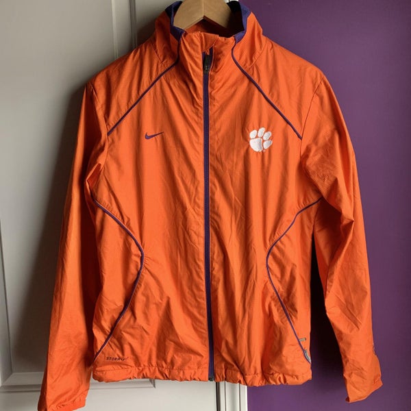Clemson Tigers University Small Nike Jacket Storm Fit Rain Proof Windbreaker Ventilated Ncaa College