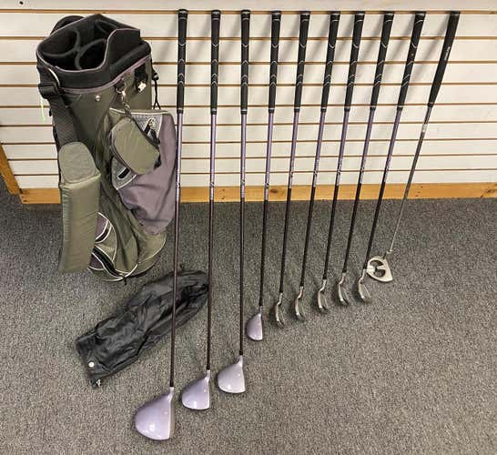 Used Right Handed Affinity RZR Clubs (Bag & 10 Clubs)