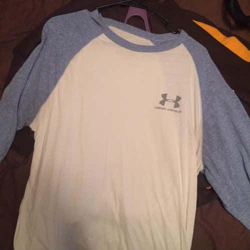 White Adult XL Under Armour Shirt