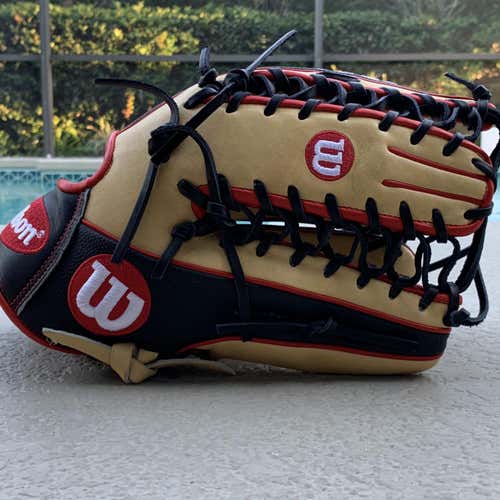 Black New Outfield 12.75" Baseball Glove