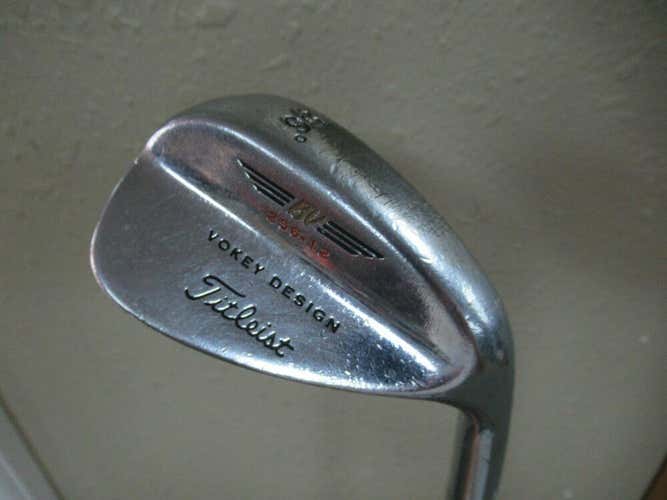 TITLEIST VOKEY 200 SERIES CHROME 56* SAND WEDGE FACTORY DG STEEL CROSSLINE GRIP