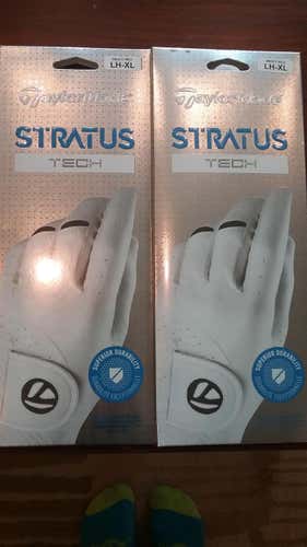 2 *New* TaylorMade Stratus Tech Golf Gloves (LH - XL) - Save 50%