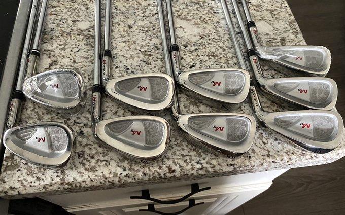 Used Men's Golfworks Maltby LA Jolla Right Handed M-8 Iron Set Regular Flex Steel Shaft