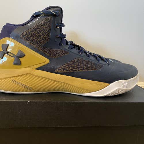 Under Armour Drive Notre Dame Basketball Shoes (Sz 10.5)