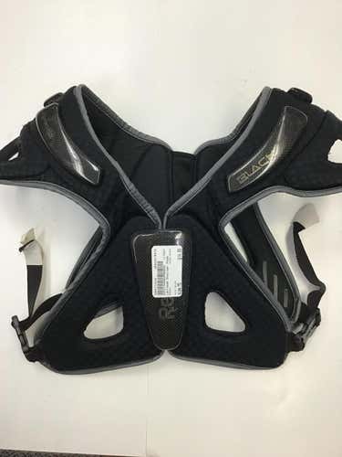 Used Reebok Black Md Lacrosse Shoulder Pads