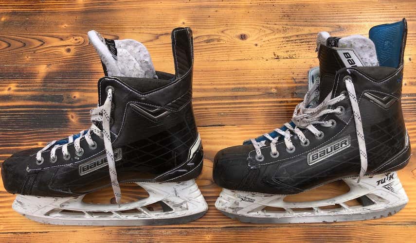 Used Bauer Nexus 8000 D&R (Regular) Pro Stock Size 9.5 Hockey Skates