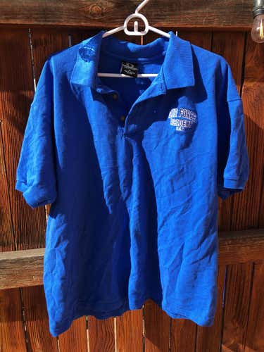 USAFA Air Force Academy Falcons Men's XL USAF AFA Polo Shirt Dad Blue