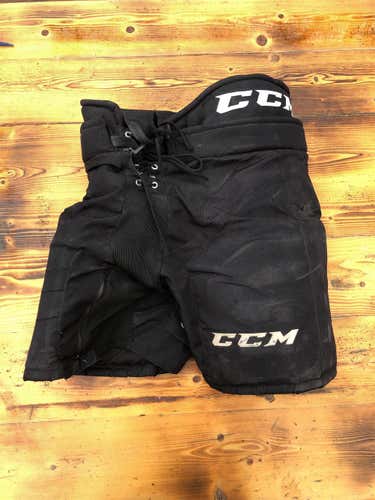Black Used Medium CCM HP32 Pro Stock Hockey Pants