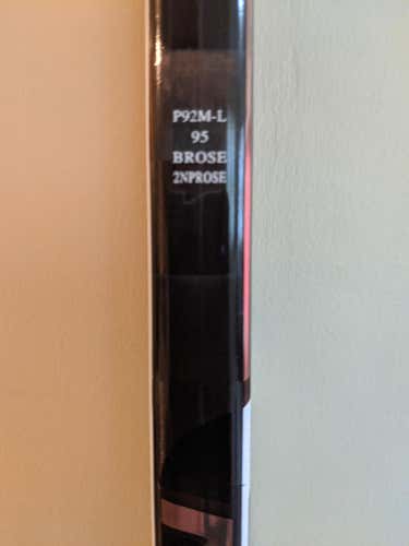 Bauer NEXUS 2N Pro Hockey Stick Lefty P92M 95 flex Senior D1 Pro Stock +4.0"