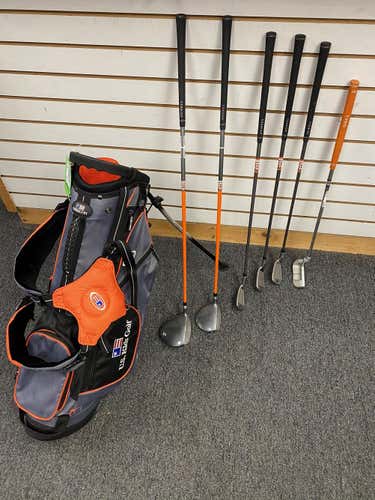 Used Junior ages 5-8 RH U. S. Kids Golf Clubs (Bag & 6 clubs)