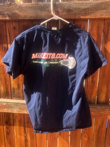 NCAA Lacrosse Columbia College University #makeit8 ivy league promotional t shirt men's large