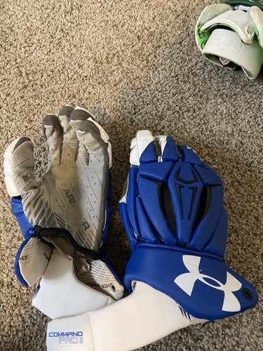 Like New Custom IMG Lacrosse Gloves.