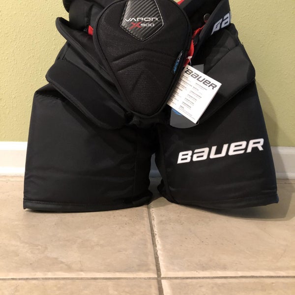 Black New Medium Bauer X900 Hockey Goalie Pants