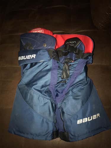 Blue Used Small Bauer Vapor X900  Hockey Pants