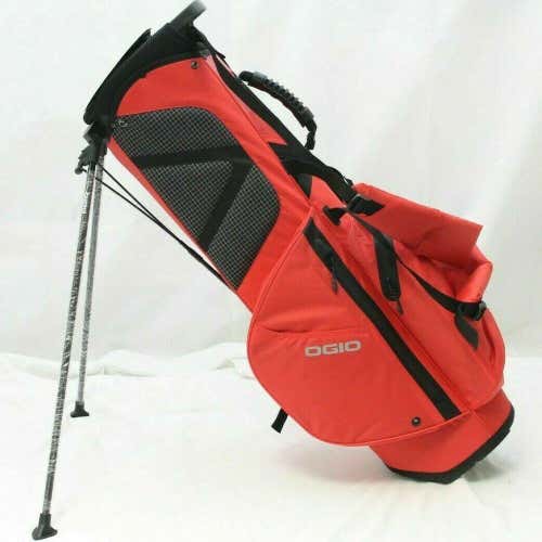Brand New Red Ogio Alpha Aquatech 504 Waterproof Stand Golf Bag