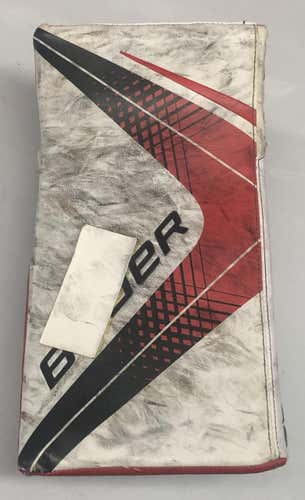 BAUER Supreme 1X Pro Goalie Blocker Pro Stock NCAA Used (6432)