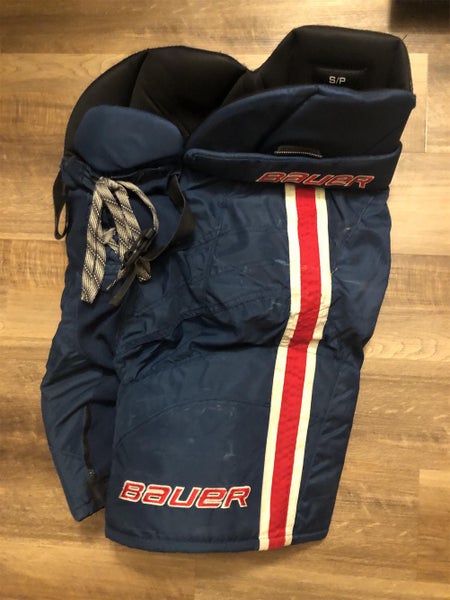 Blue Used Small Bauer Nexus Pro Stock Hockey Pants