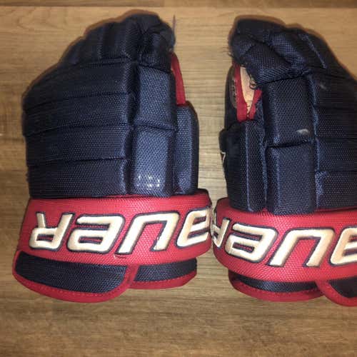 Blue Used Bauer Nexus 13" Pro Stock Gloves