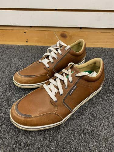 Brown Used Men's size 11.5 Ashworth Golf Shoes