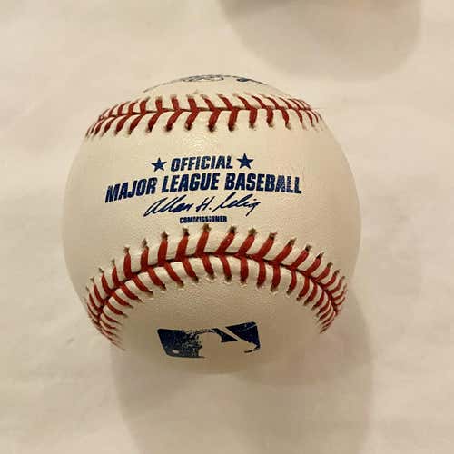 GAME USED: OFFICIAL BASEBALL - MLB