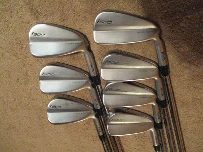 Ping i500 Iron Set 4-PW Dynamic Gold 105 Regular Orange Dot 2* Flat RH