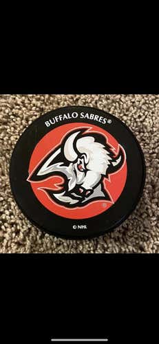 Buffalo Sabres Retro Bundle- Logo Puck And Piggy Bank