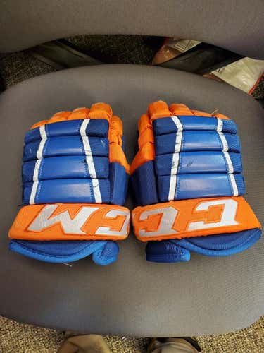 Blue Used Senior CCM HG4PC Gloves 13"