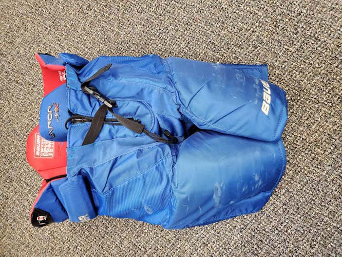 Blue Senior Used XL Bauer Vapor APX Hockey Pants