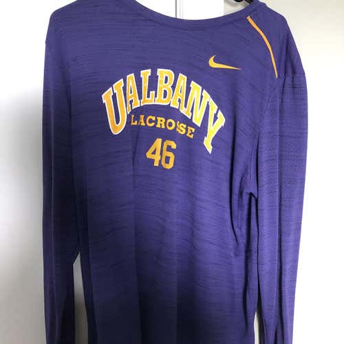 UAlbany Lacrosse Nike Long Sleeve Shooter Shirt