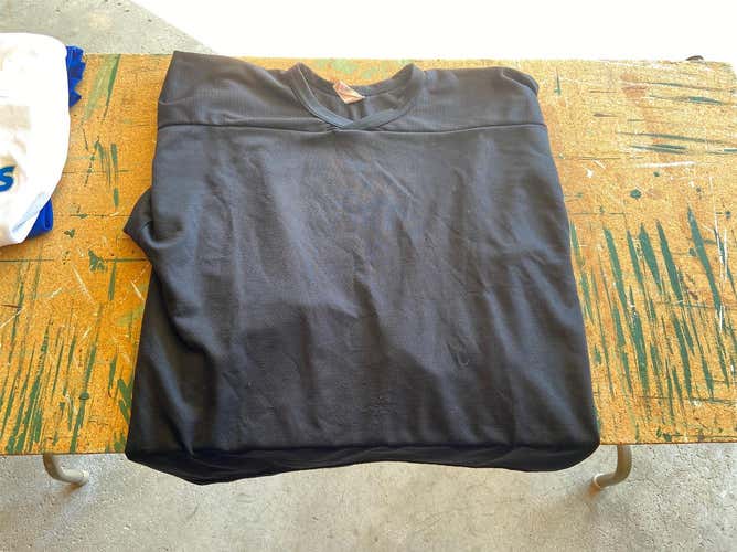 Plain Black Goalie Cut SP Practice Jersey