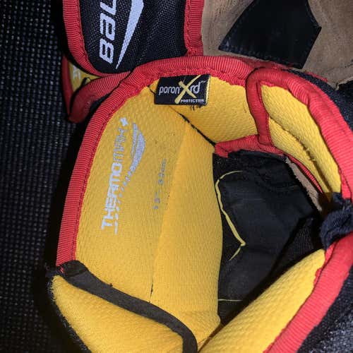 Black Used Bauer Supreme TotalOne NXG 13"  Gloves