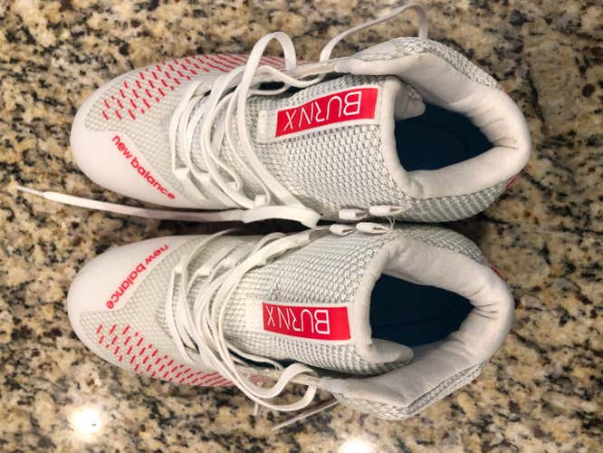 White Used Youth 5.5 Molded Cleats New Balance Warrior Burn Exclusive 2018 All American Games Issue