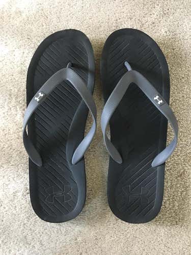 Black Men's 12 Under Armour Sandals