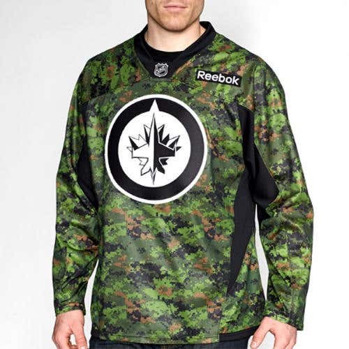 NEW! 50% OFF! Officially Winnipeg Jets Reebok Premier Replica (Home) Jersey