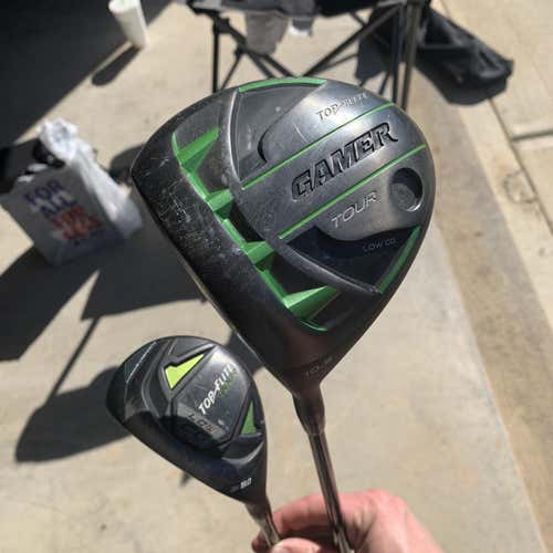 Used LH Top Flite Gamer Tour Driver and 3 Hybrid Set Aldila Shaft