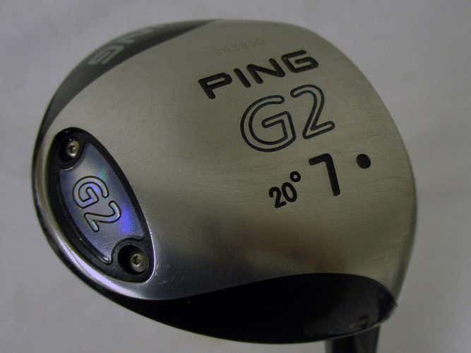 Ping G2 7 wood 20* Black (Graphite, TFC-100 REGULAR) 7w Fairway Golf Club