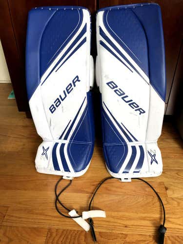 Used 30" Bauer Vapor 2X Goalie Leg Pads - Intermediate Small