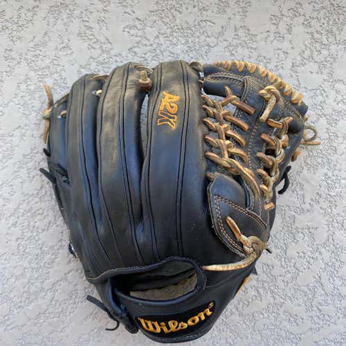 Black Used Infield Wilson A2K 12" Baseball Glove