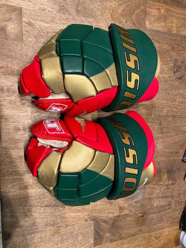 Brent Burns Minnesota Wild Mission Warp Zero 14" Pro Stock Gloves