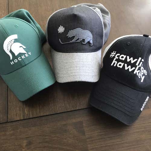 Hockey Hats - MIchigan State, Gongshow and Bardown